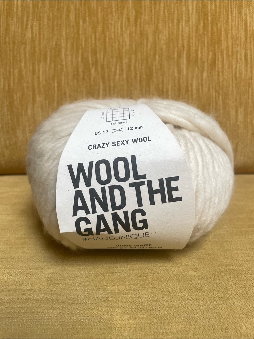 Wool and the Gang Crazy Sexy Wool - Ivory White